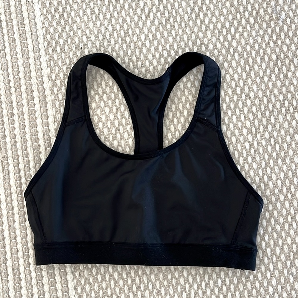NEW Black Sports Bra Power Core